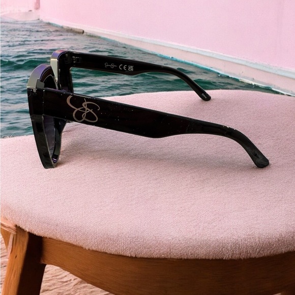 Jessica Simpson Black Sunglasses New - Picture 4 of 6